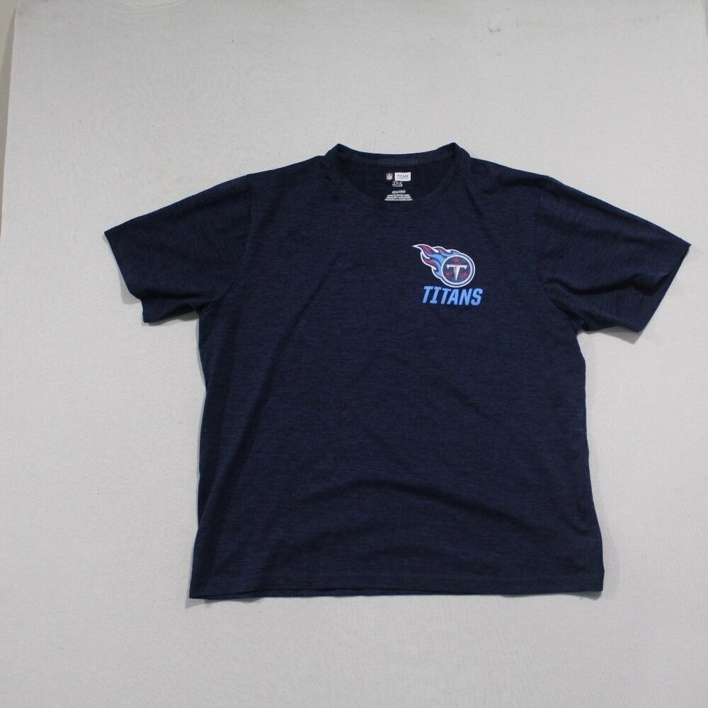 NFL Team TX4 Men Blue  Tennessee Titans Short Sleeve Size XL